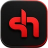 Spilanth Studio logo: a red S and H monogram on a black rounded tile